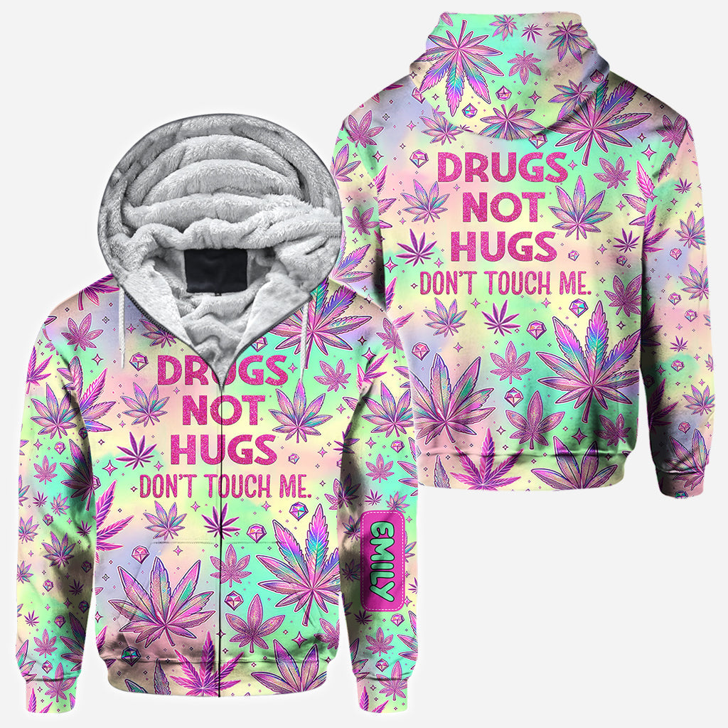Drugs Not Hugs - Personalized Weed All Over Shirt
