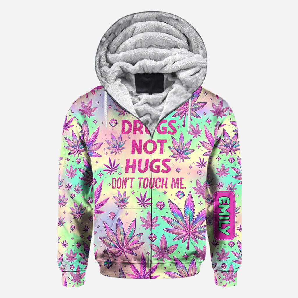Drugs Not Hugs - Personalized Weed All Over Shirt