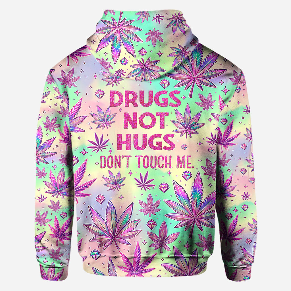 Drugs Not Hugs - Personalized Weed All Over Shirt