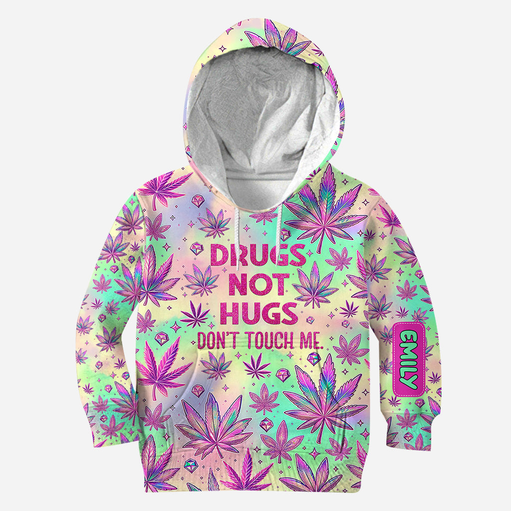 Drugs Not Hugs - Personalized Weed All Over Shirt