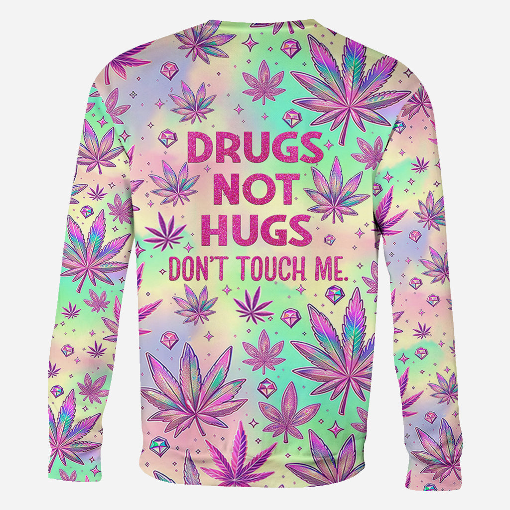 Drugs Not Hugs - Personalized Weed All Over Shirt