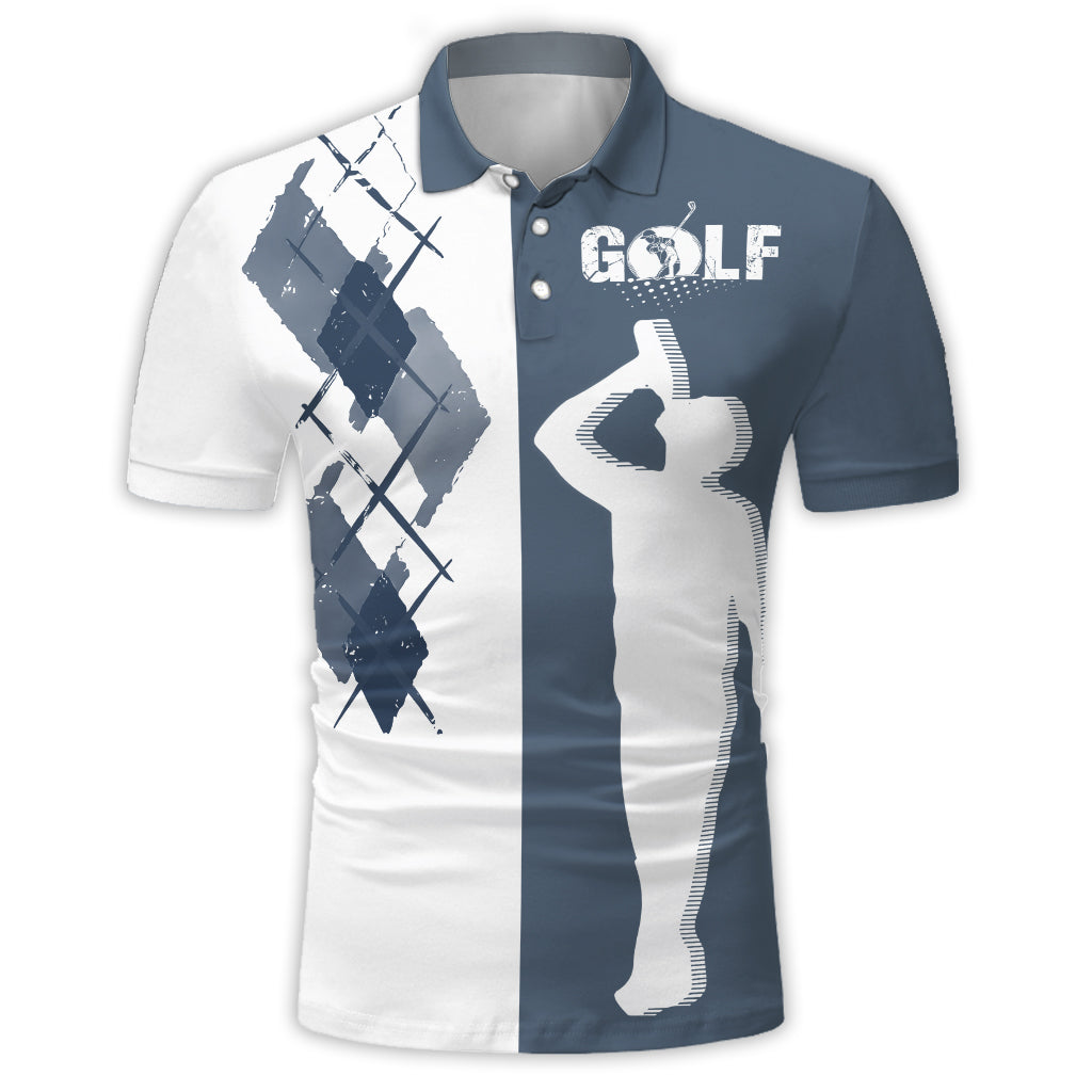Swing Swear Drink - Personalized Golf Polo Shirt