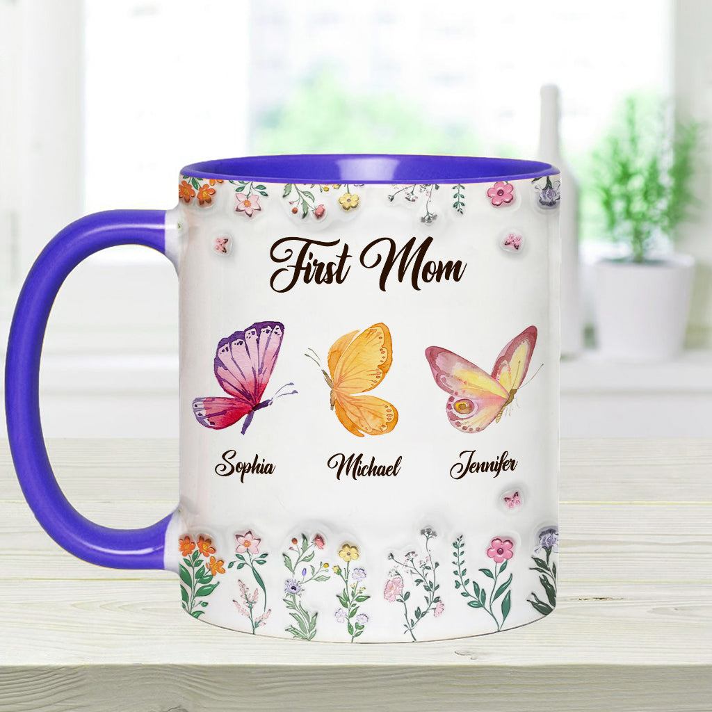 Erst Mama, jetzt Oma – personalisierte Tasse mit Oma-Akzent