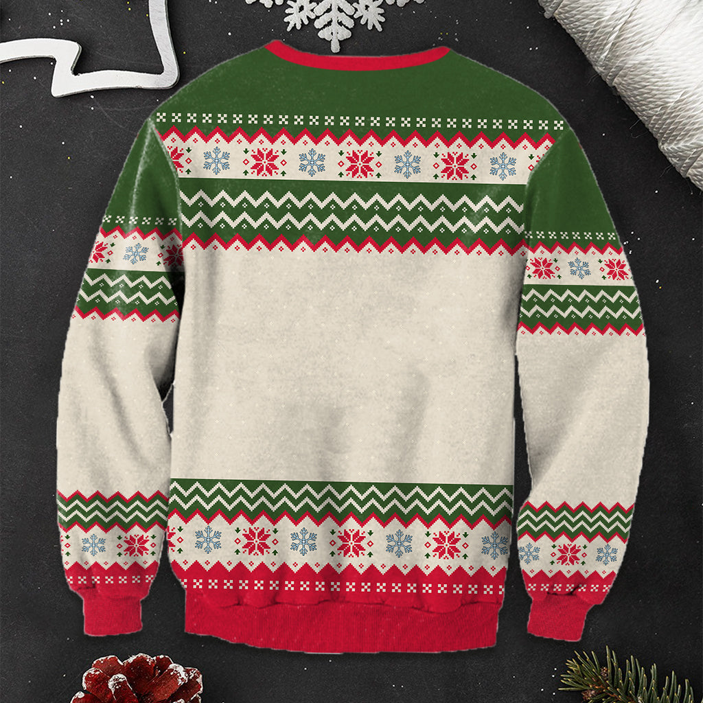 Lettre familiale - Pull moche personnalisé pour la famille