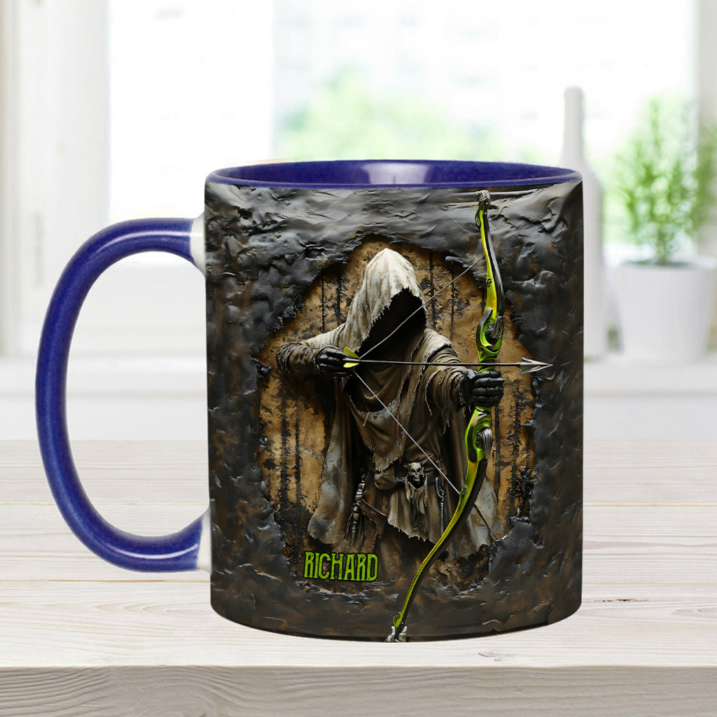 Bow Reaper - Personalized Hunting Accent Mug