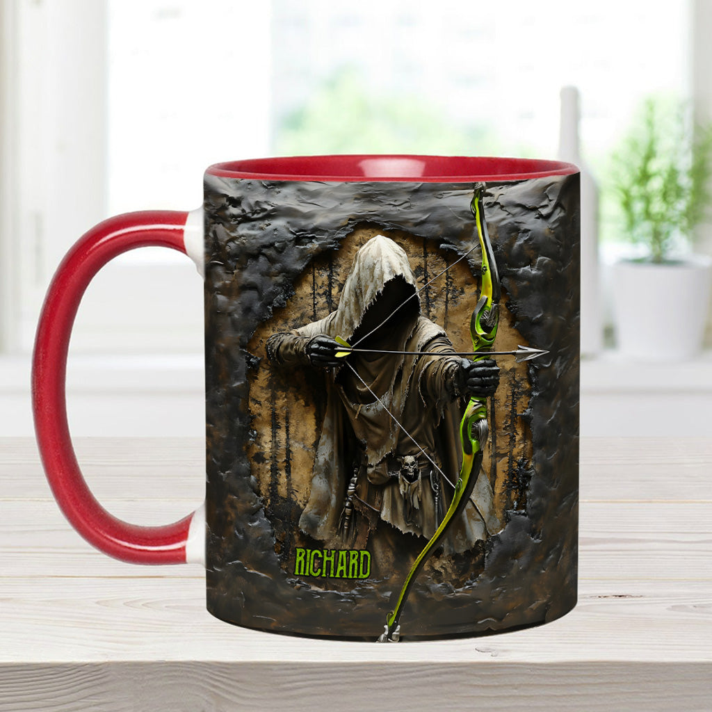 Bow Reaper - Personalized Hunting Accent Mug