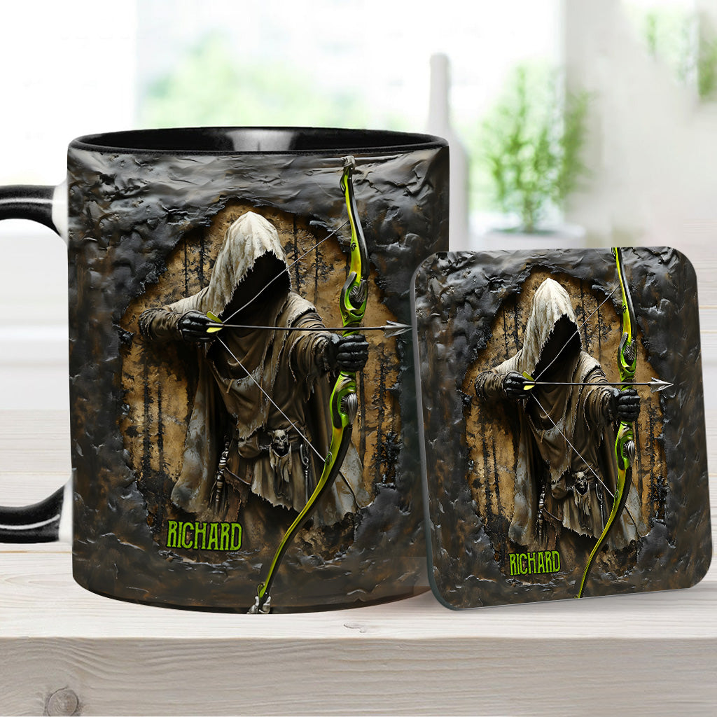 Bow Reaper - Personalized Hunting Accent Mug
