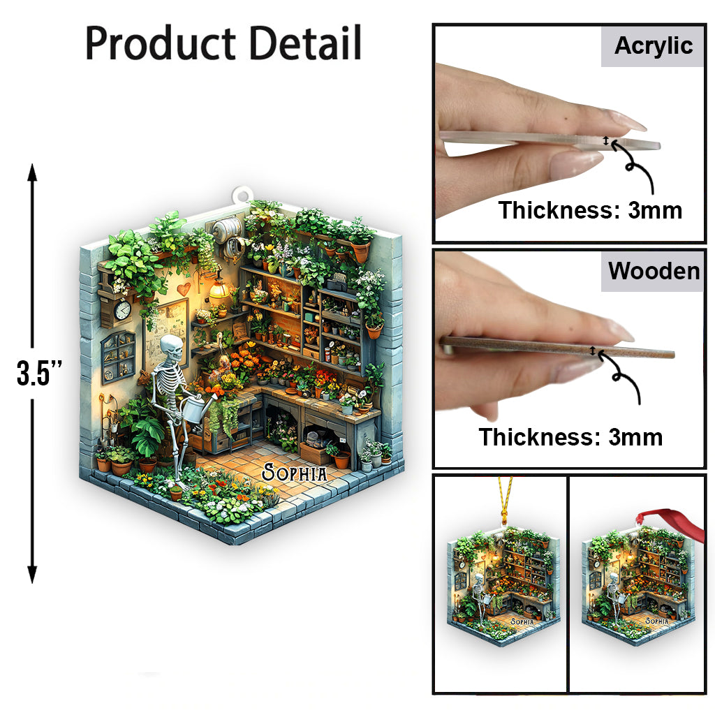 Love Gardening - Personalized Gardening Ornament