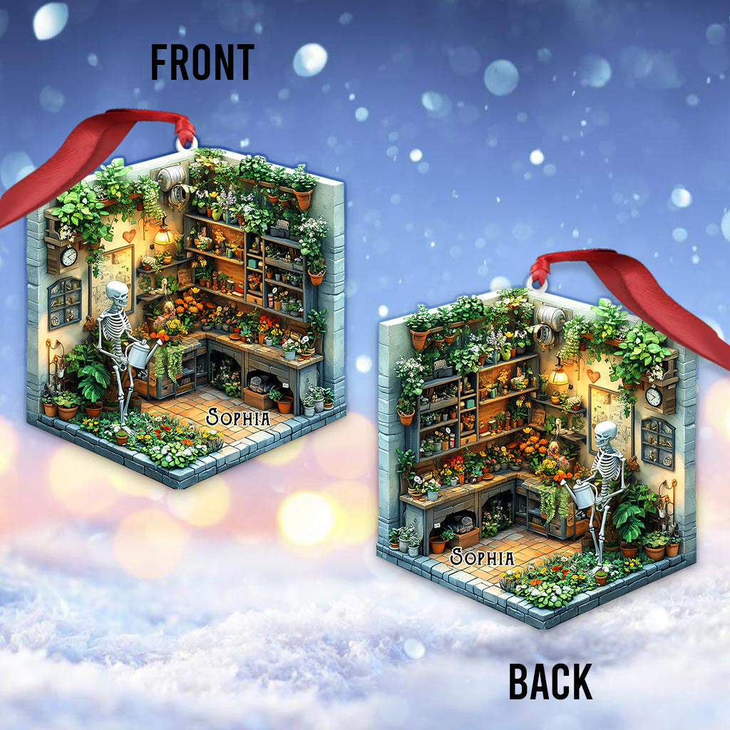 Love Gardening - Personalized Gardening Ornament