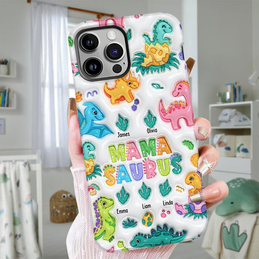 Mamasaurus - Personalized Mother Full Print Phone Case