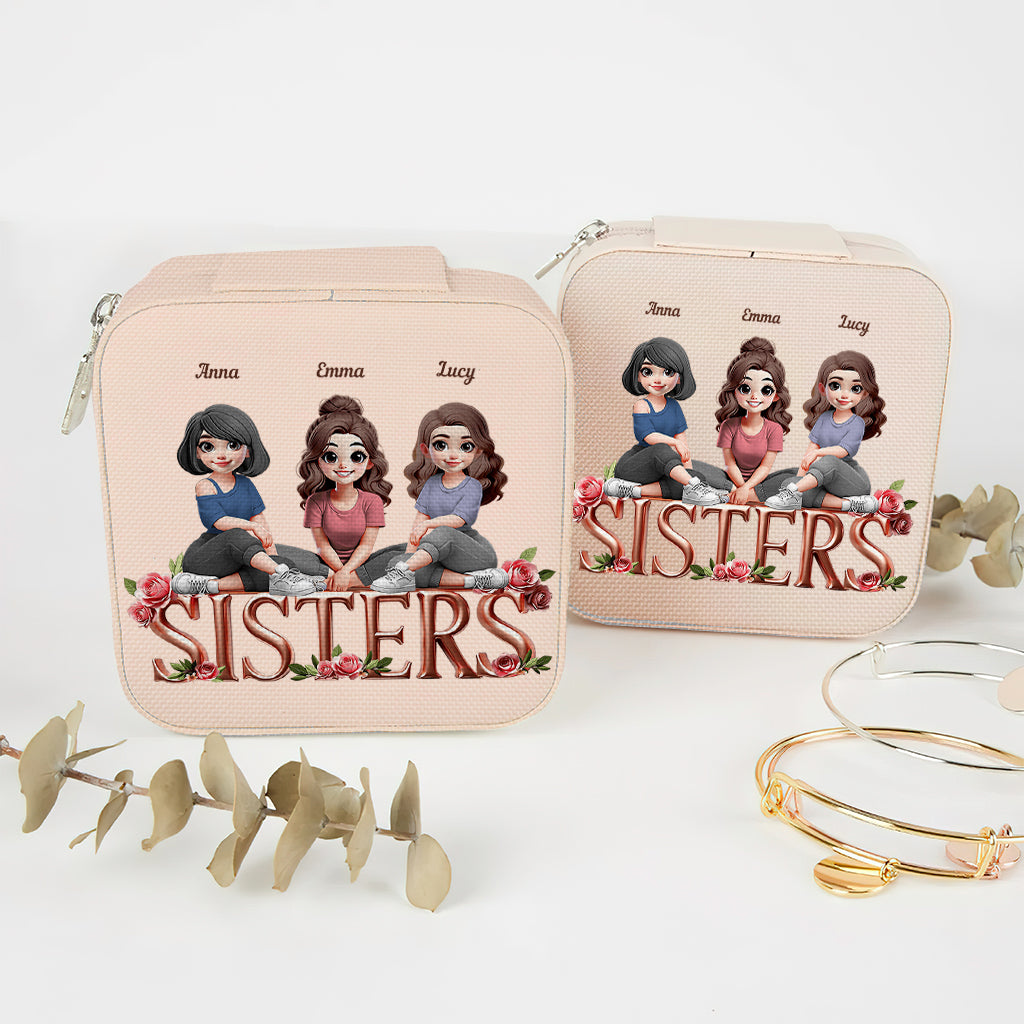 Sisters - Personalized Bestie Jewelry Box