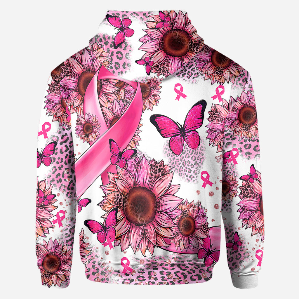 Breast Cancer Warrior - Personalized Breast Cancer Awareness All Over Shirt