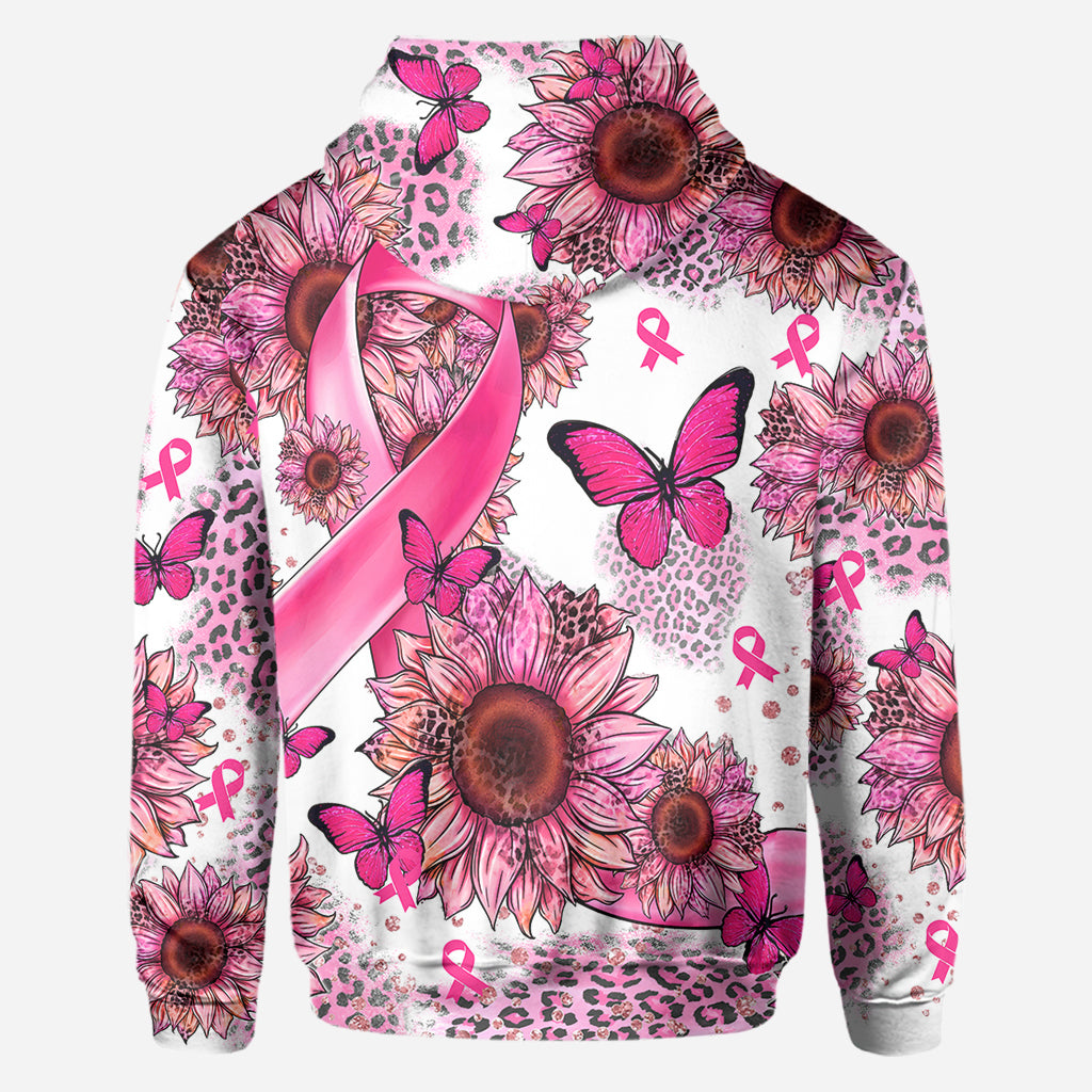 Breast Cancer Warrior - Personalized Breast Cancer Awareness All Over Shirt