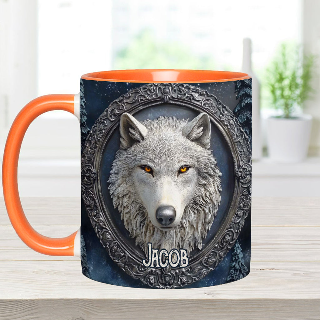Mug personnalisé Loup Fort - Mug à motif loup