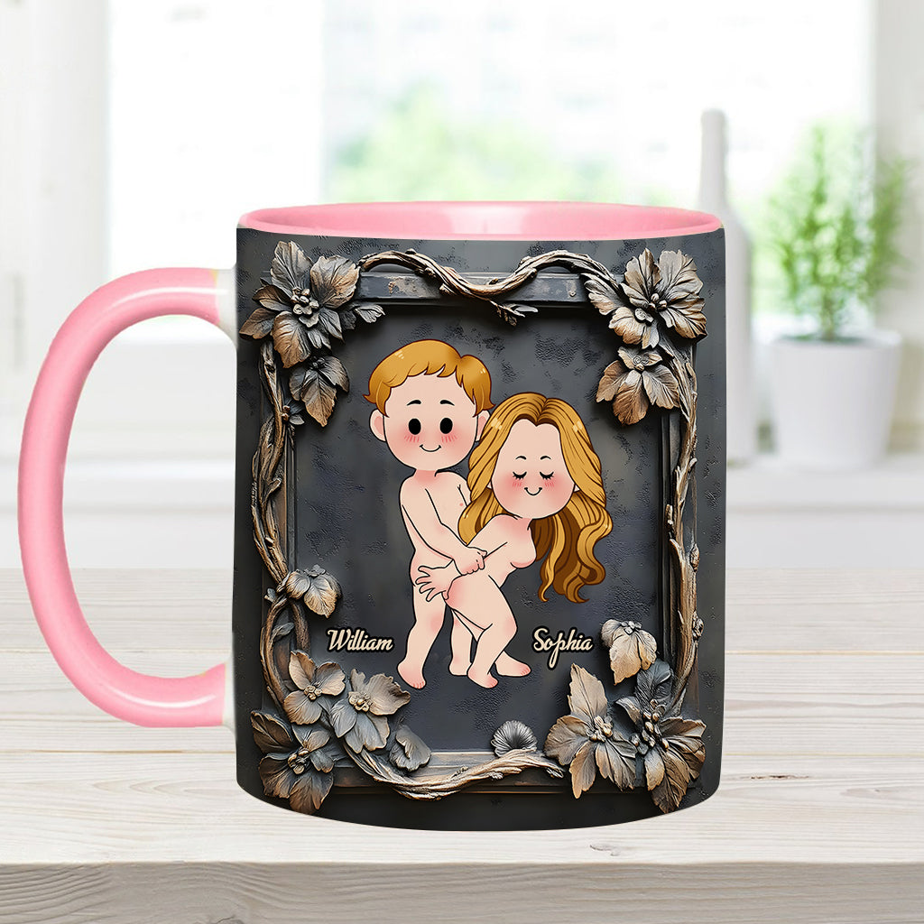 You're Still Hotter Than This Coffee - Personalized Couple Accent Mug