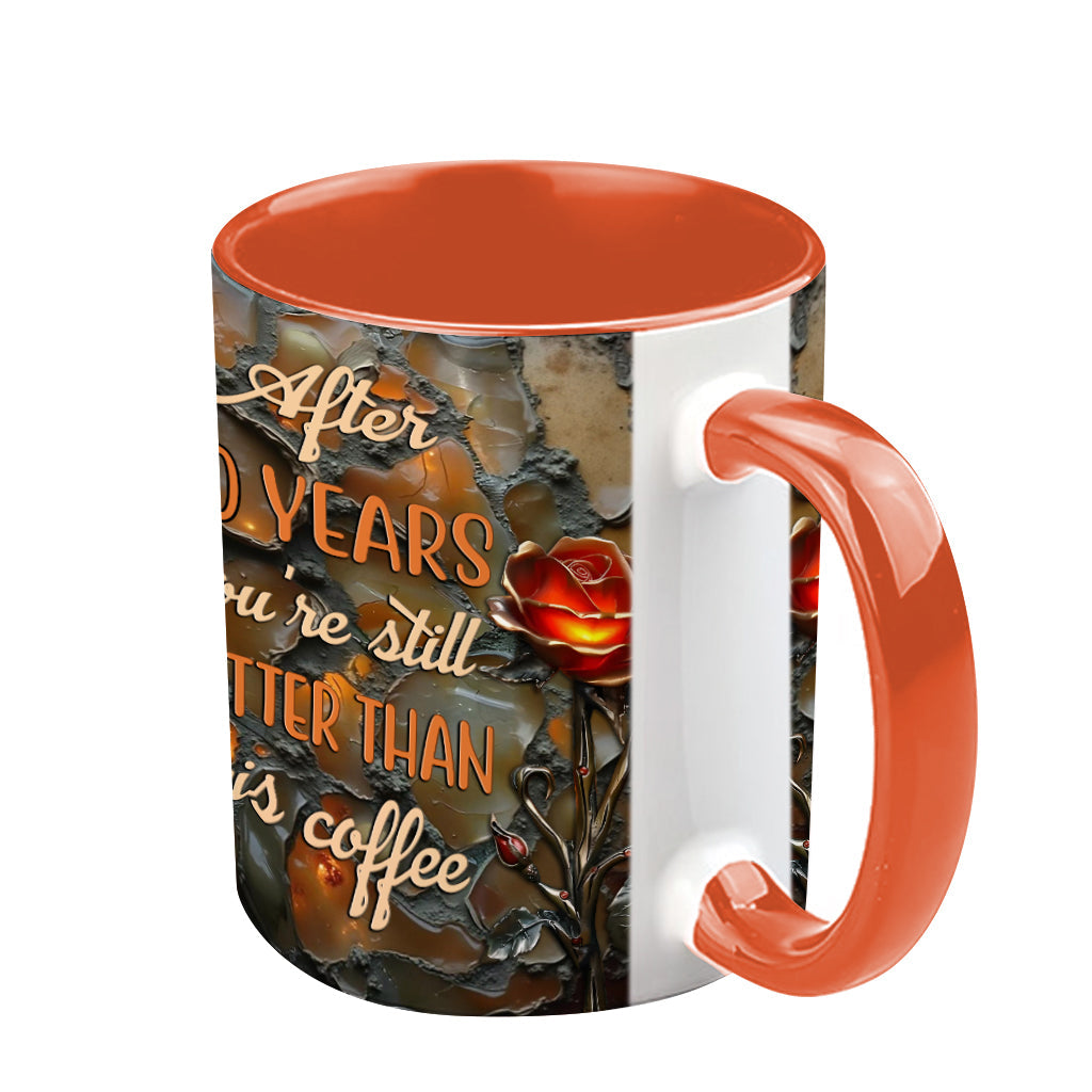 You're Still Hotter Than This Coffee - Personalized Couple Accent Mug