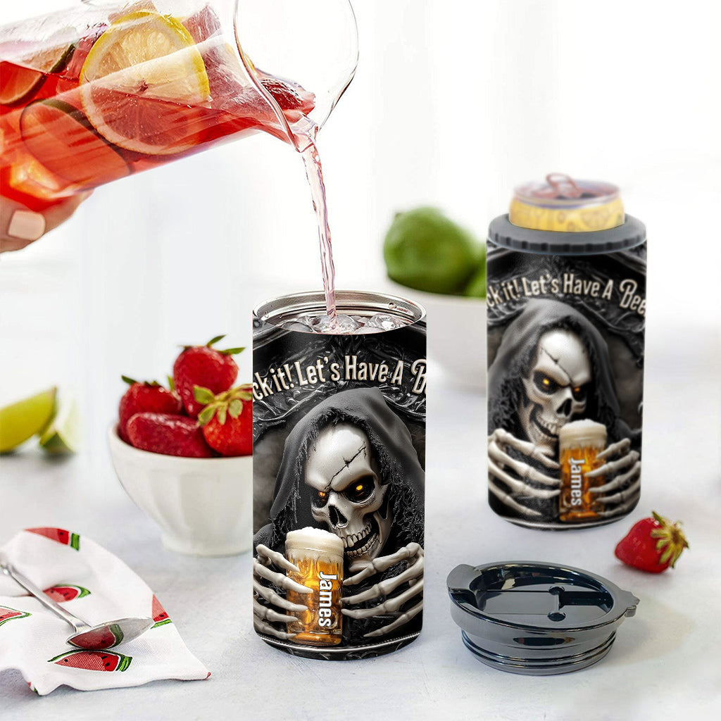 Let's Have A Beer - Personalized Beer Can Cooler
