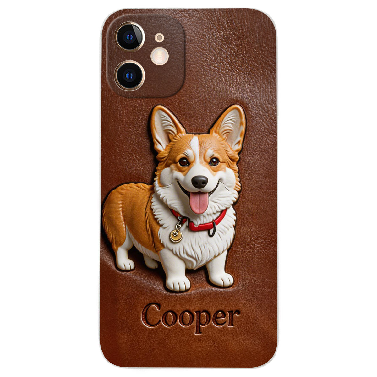 Custom Any Photo - Personalized Dog Leather Phone Case