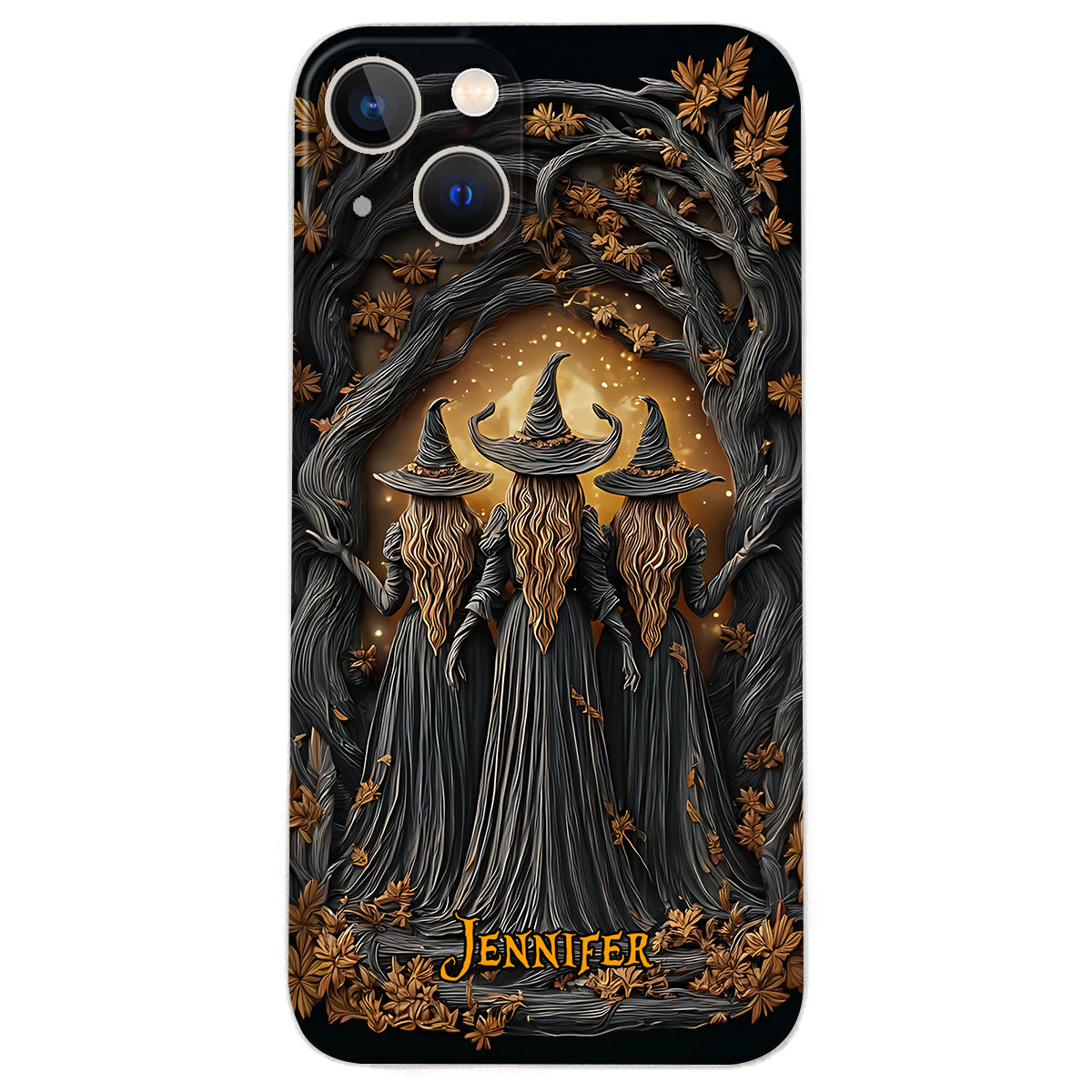 Best Witches - Personalized Witch Leather Phone Case