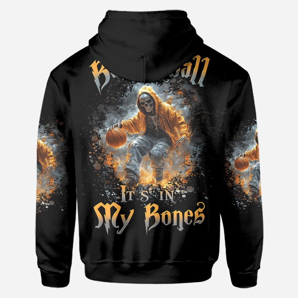 Le basket, c'est dans mon sang - T-shirt personnalisé intégral au basket