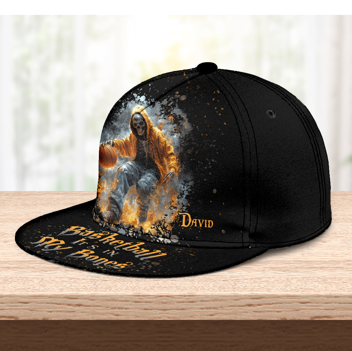 Le basket, c'est dans mon sang - Casquette de basket personnalisée