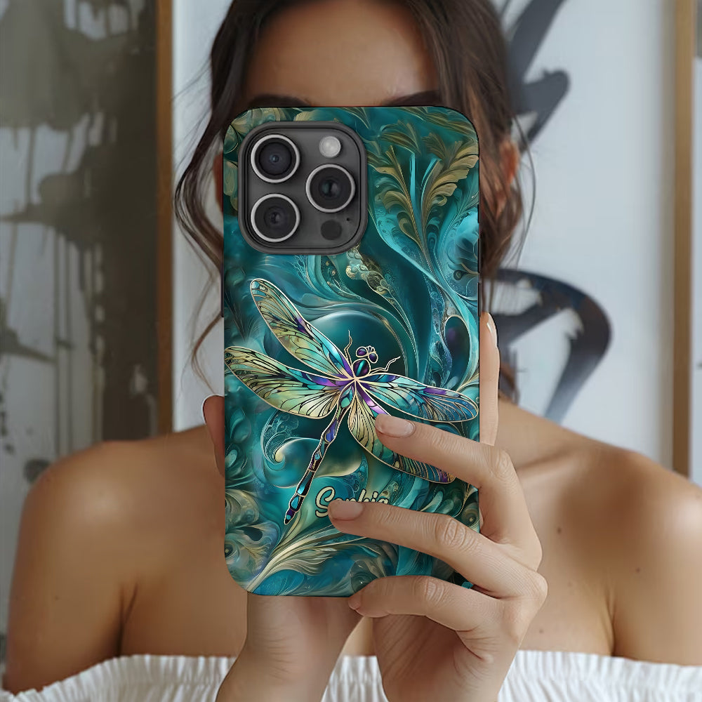 Beautiful Dragonfly - Personalized Dragonfly Full Print Phone Case