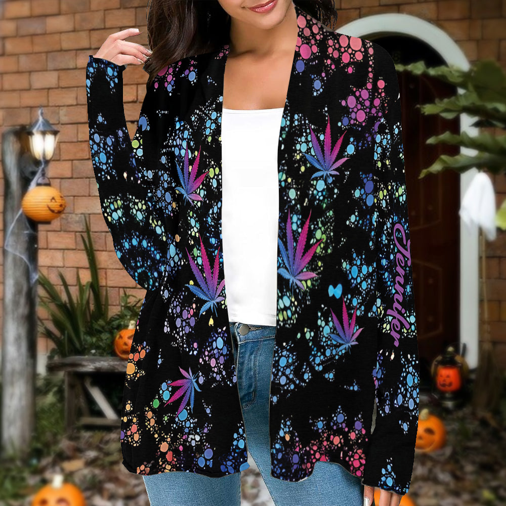 Gilet personnalisé Stoner Chick - Weed