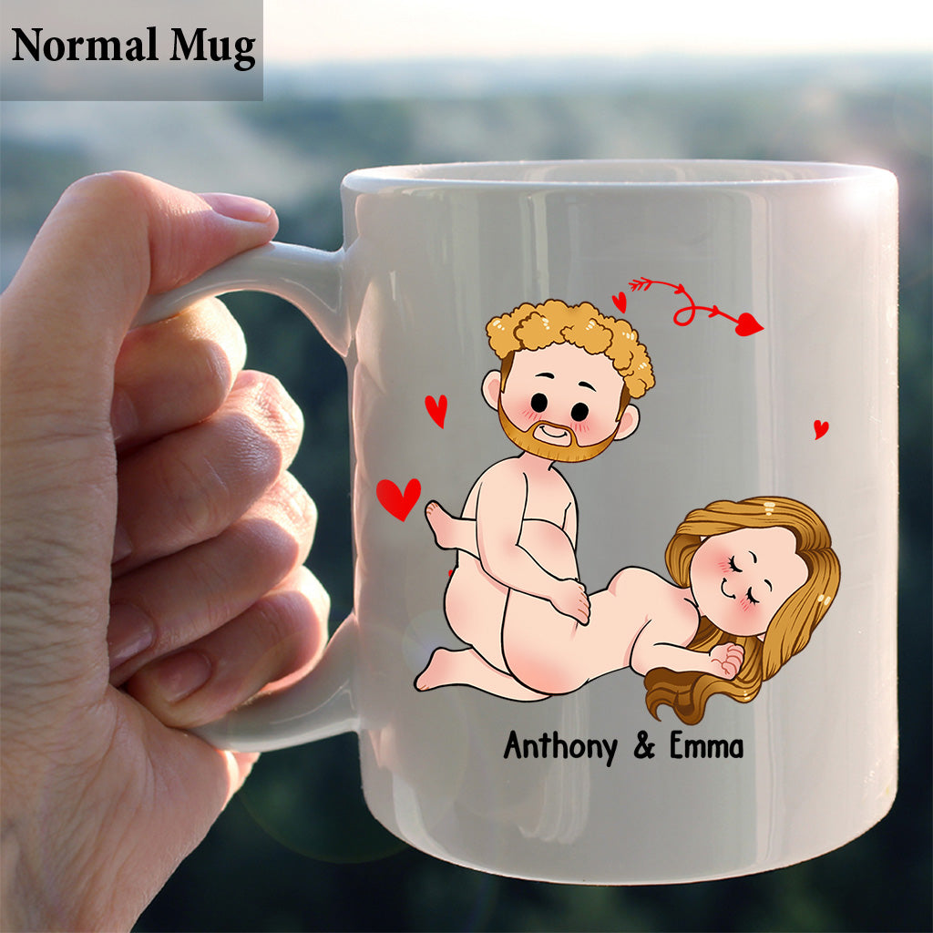 I Just Want You To Be Happy - Couple gift for husband, wife, boyfriend, girlfriend - Personalized Mug