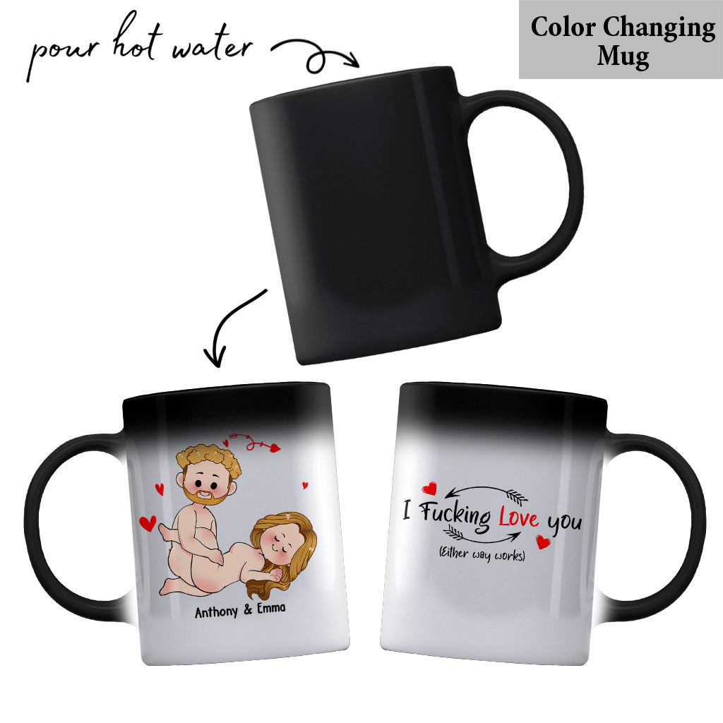 I Just Want You To Be Happy - Couple gift for husband, wife, boyfriend, girlfriend - Personalized Mug
