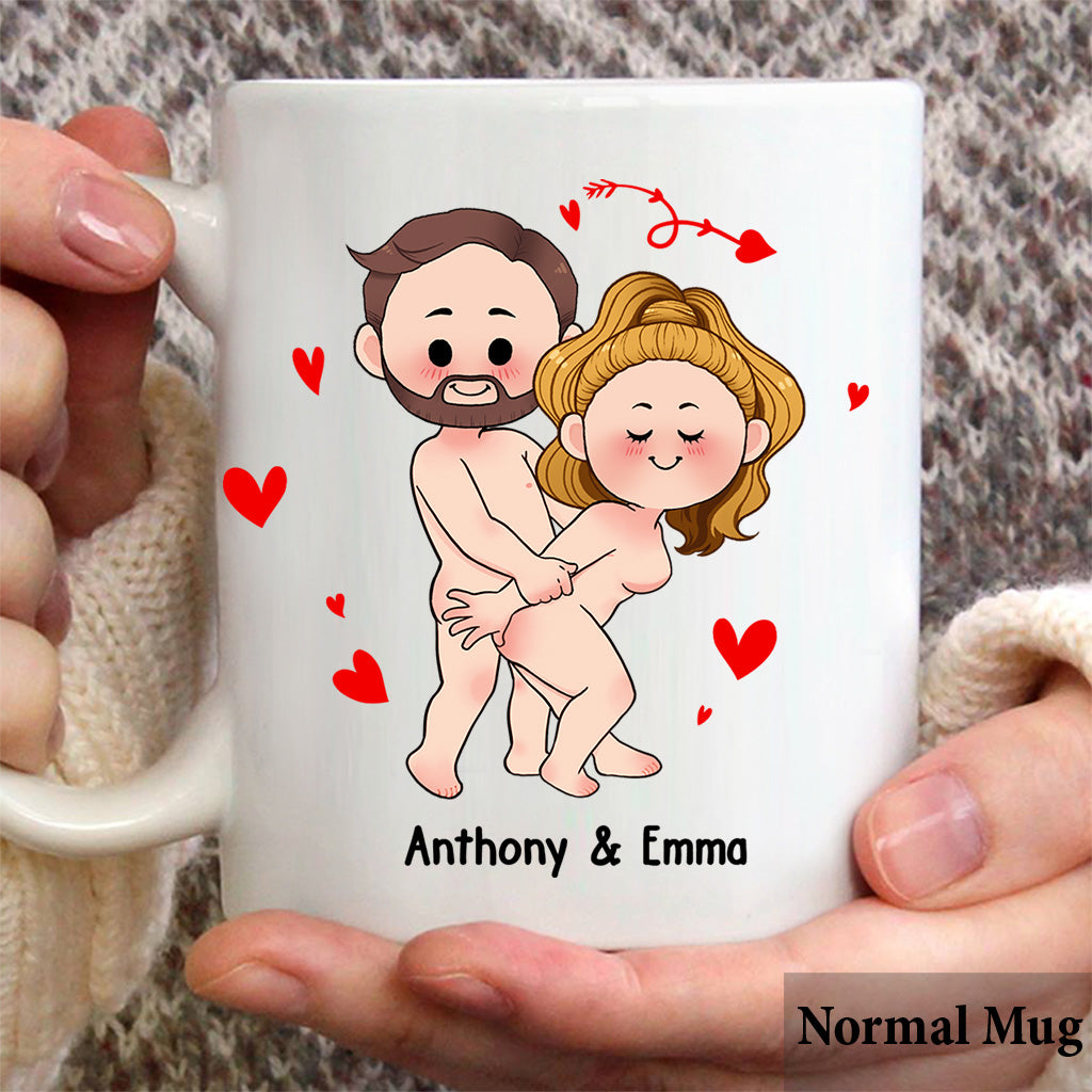 I Just Want You To Be Happy - Couple gift for husband, wife, boyfriend, girlfriend - Personalized Mug