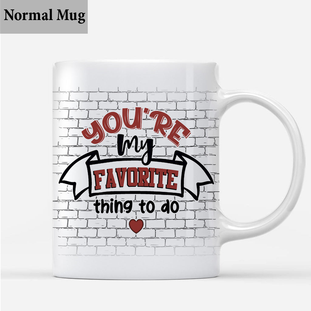 You’re My Favorite - Personalized Couple Mug
