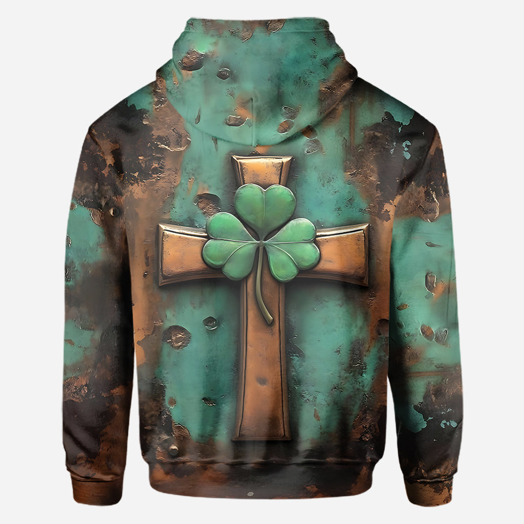 Vintage Irish Cross - Personalized Saint Patrick's Day All Over Shirt