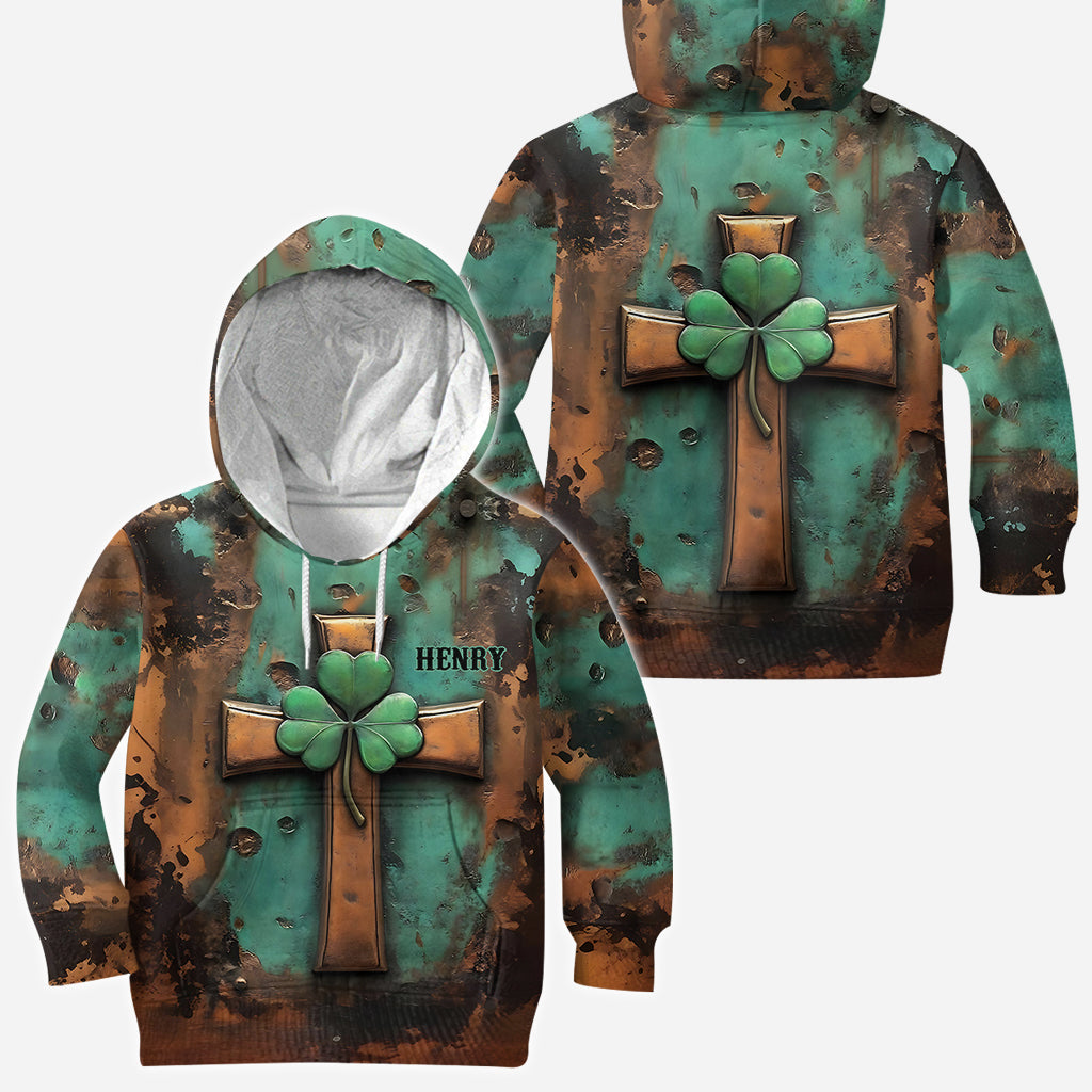 Vintage Irish Cross - Personalized Saint Patrick's Day All Over Shirt