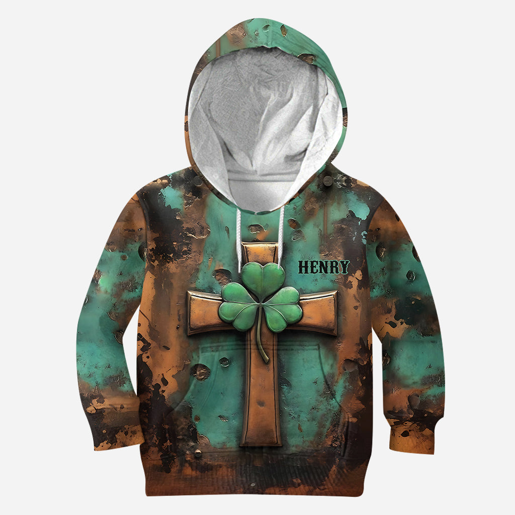 Vintage Irish Cross - Personalized Saint Patrick's Day All Over Shirt