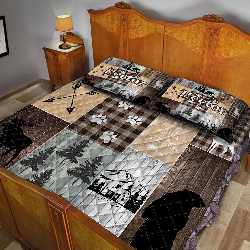 Love Hunting - Personalized Hunting Quilt Set