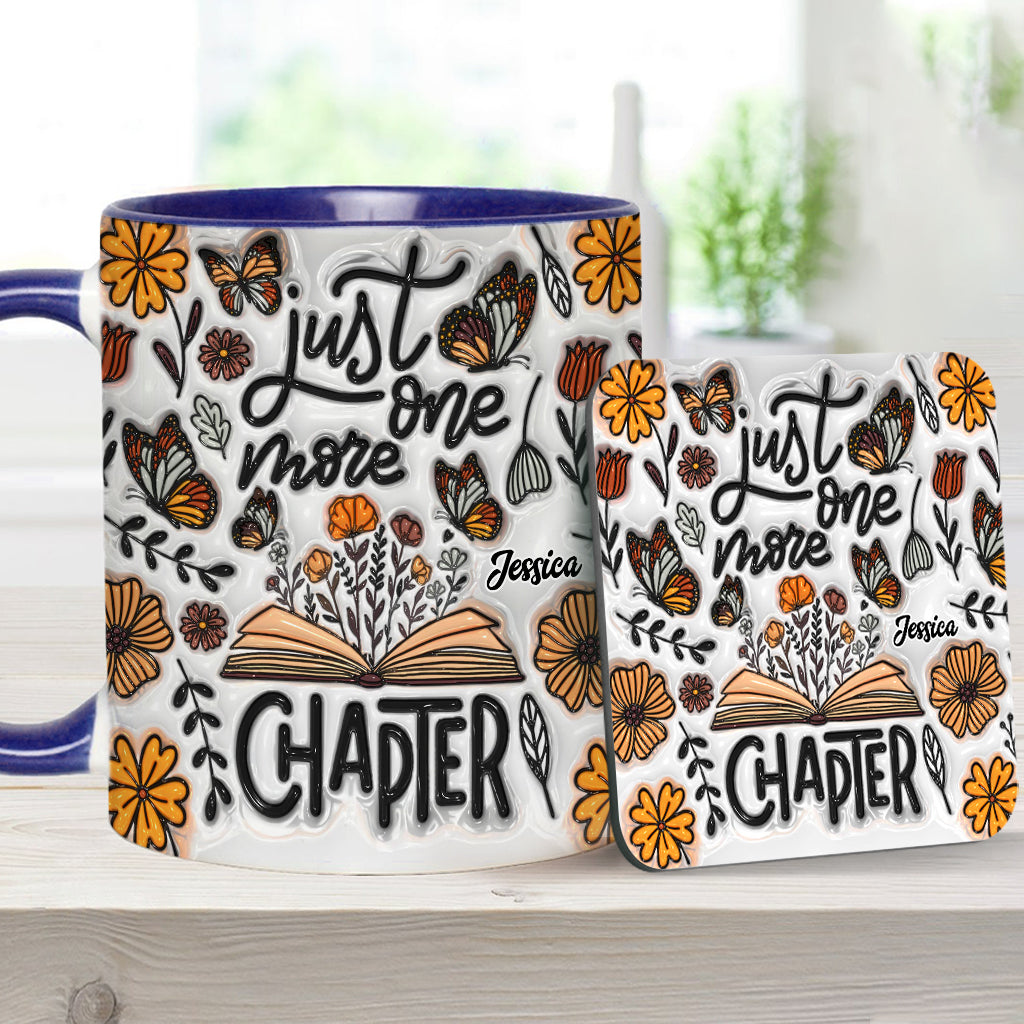 Just One More Chapter - Personalized Book Accent Mug