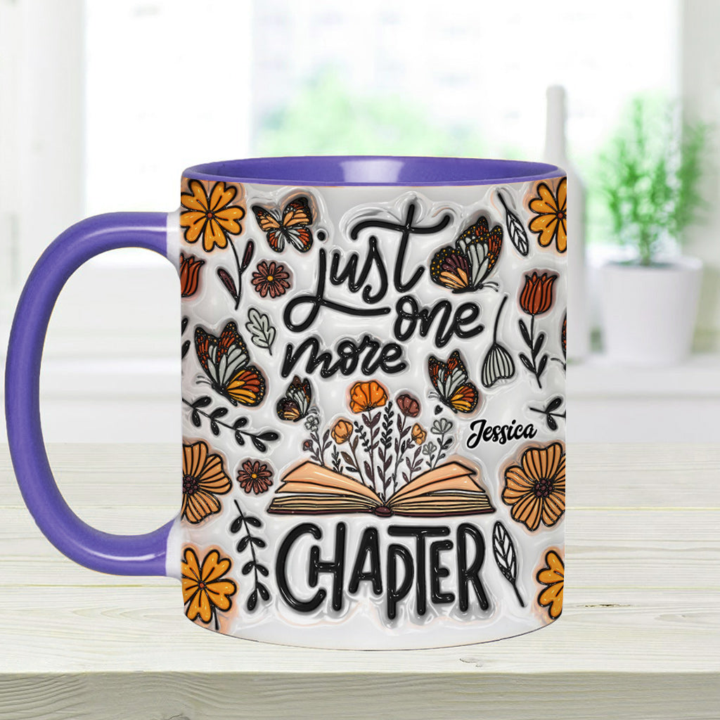 Just One More Chapter - Personalized Book Accent Mug