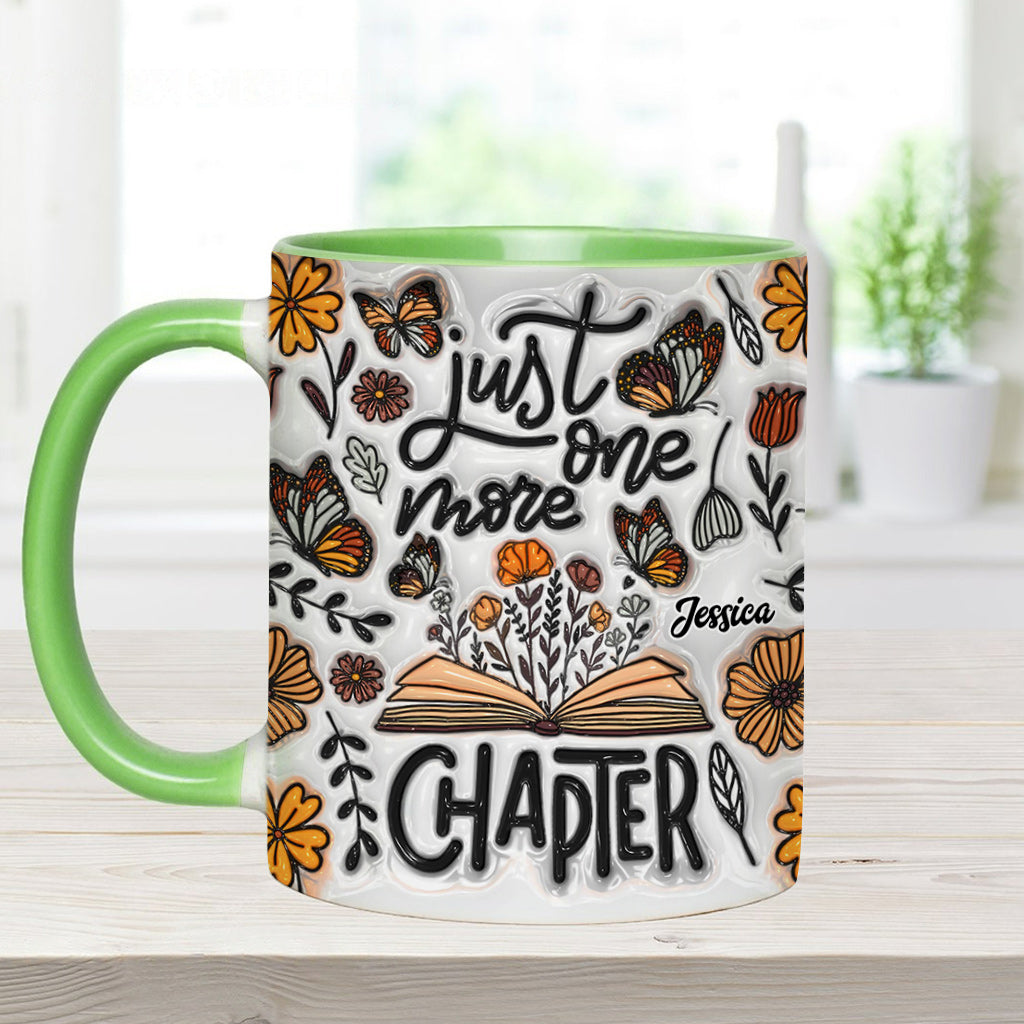Just One More Chapter - Personalized Book Accent Mug