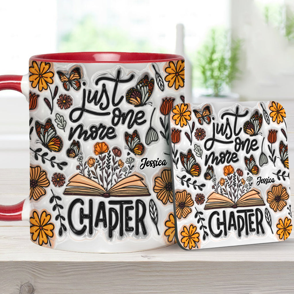 Just One More Chapter - Personalized Book Accent Mug