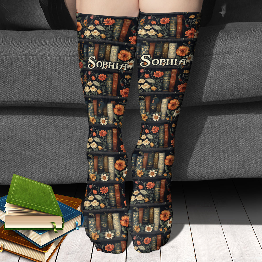 Yes I Do Need All These Books - Personalized Book Socks
