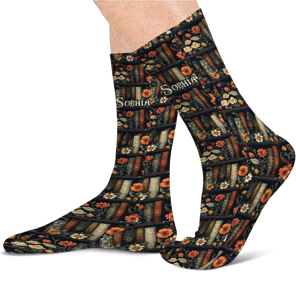 Yes I Do Need All These Books - Personalized Book Socks