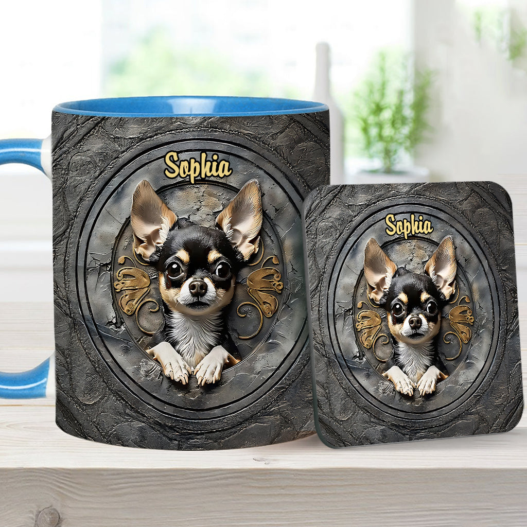 Niedlicher Chihuahua - Personalisierte Tasse mit Chihuahua-Motiv