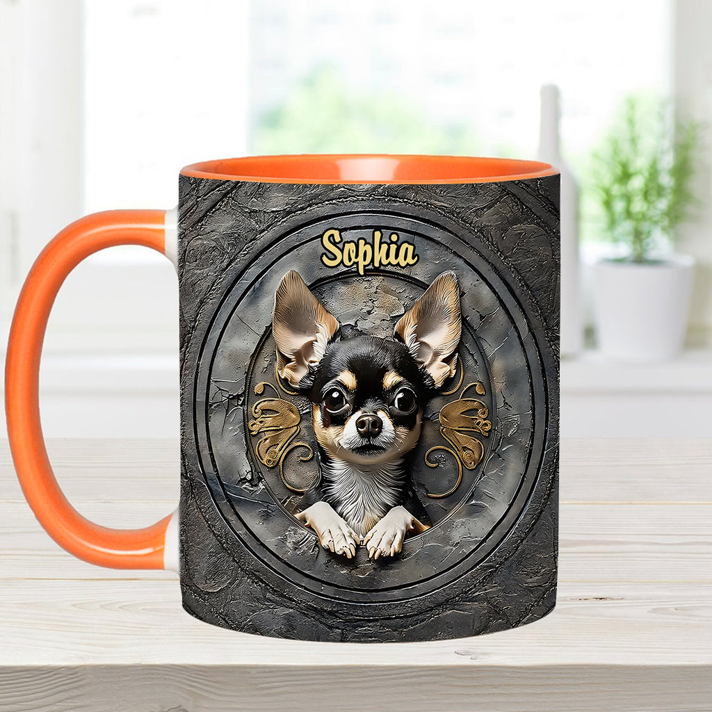 Niedlicher Chihuahua - Personalisierte Tasse mit Chihuahua-Motiv