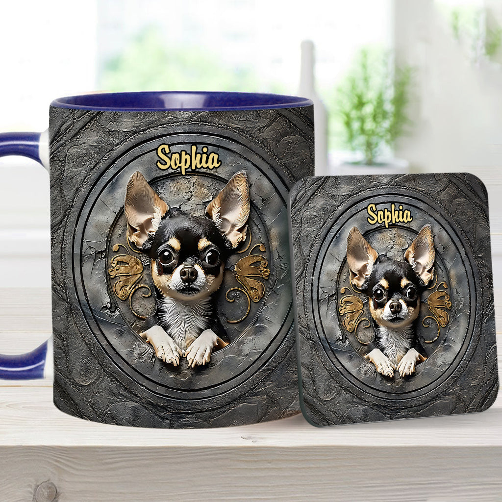 Niedlicher Chihuahua - Personalisierte Tasse mit Chihuahua-Motiv
