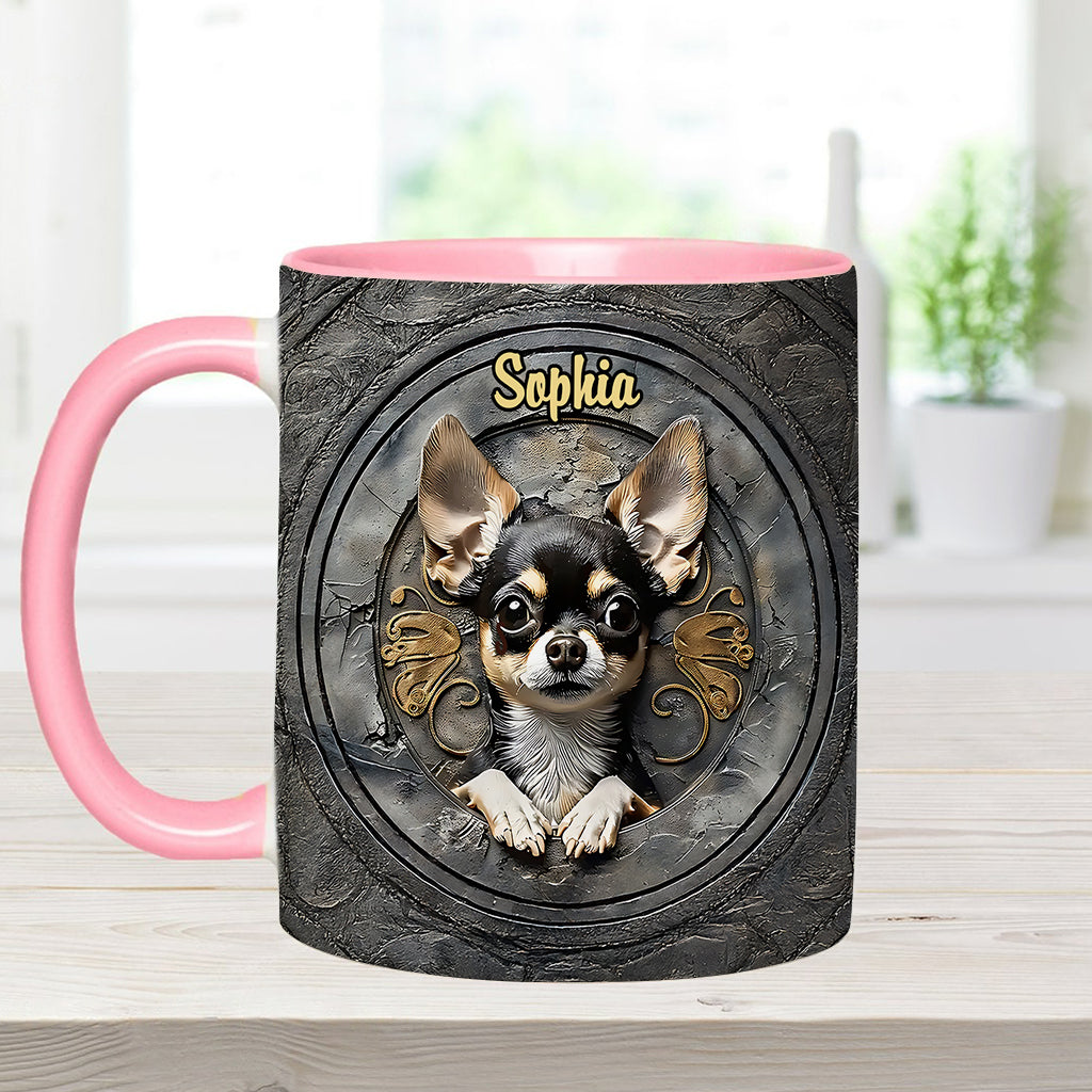 Niedlicher Chihuahua - Personalisierte Tasse mit Chihuahua-Motiv