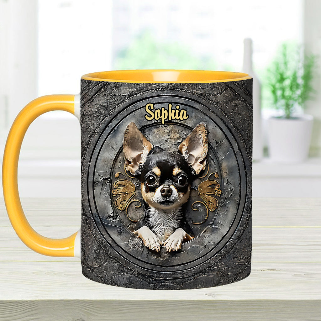 Niedlicher Chihuahua - Personalisierte Tasse mit Chihuahua-Motiv