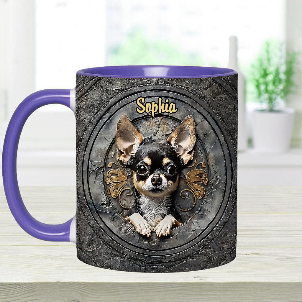 Niedlicher Chihuahua - Personalisierte Tasse mit Chihuahua-Motiv