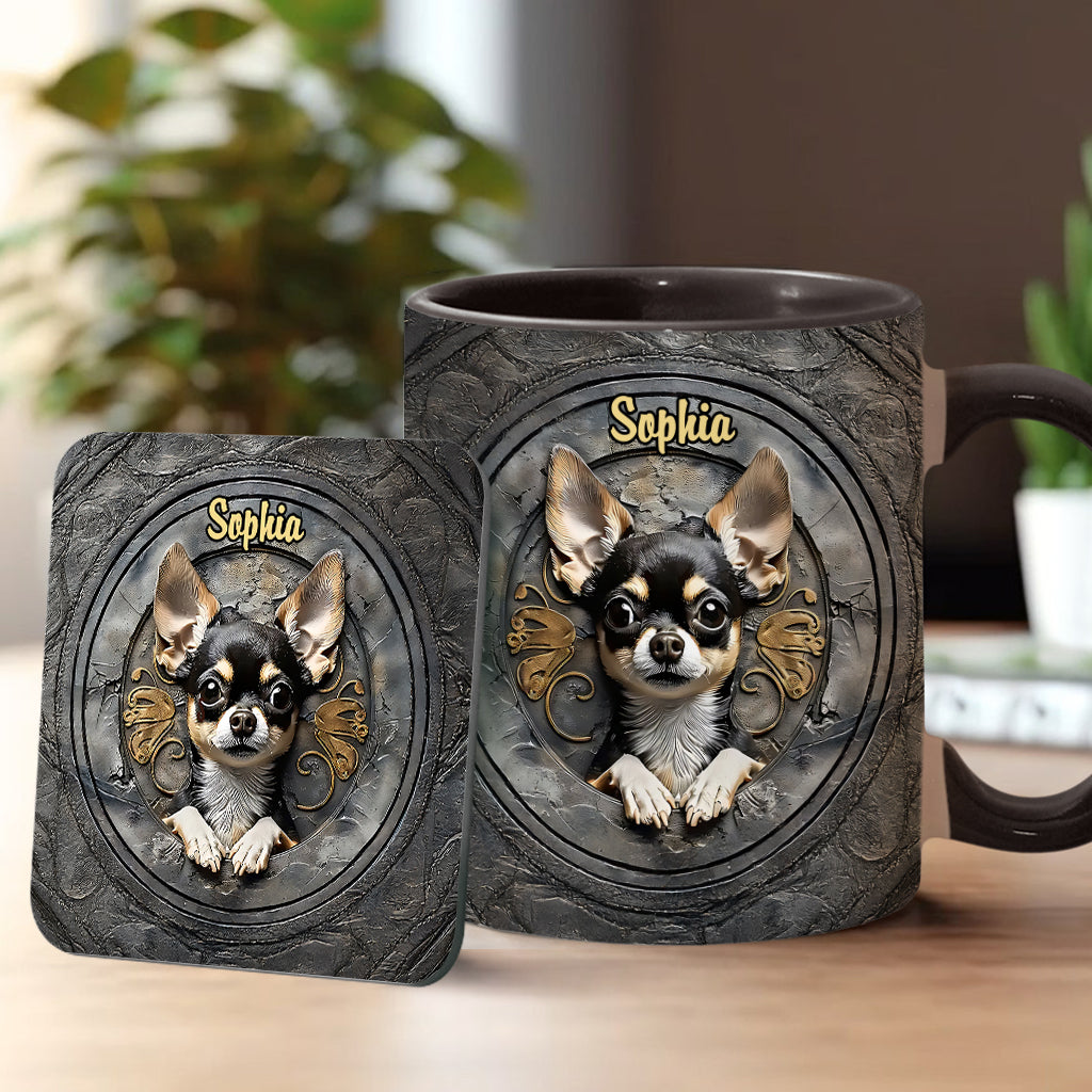 Niedlicher Chihuahua - Personalisierte Tasse mit Chihuahua-Motiv