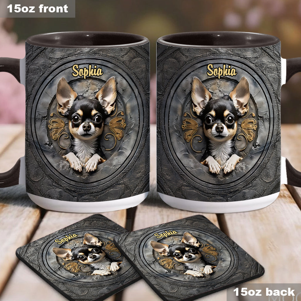 Niedlicher Chihuahua - Personalisierte Tasse mit Chihuahua-Motiv
