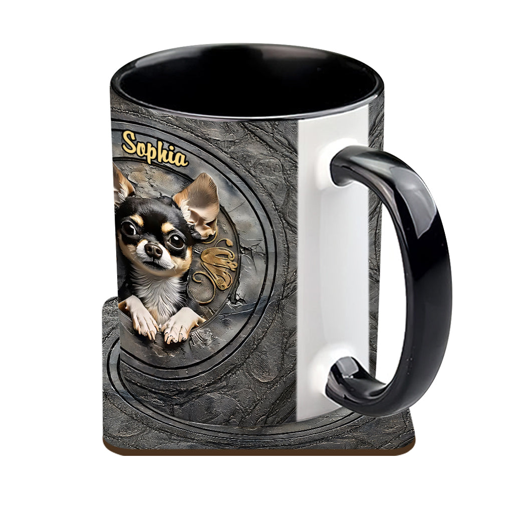 Niedlicher Chihuahua - Personalisierte Tasse mit Chihuahua-Motiv
